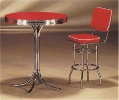 Stoneville 50's red table and barstool.jpg (10576 bytes)