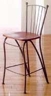 Cybil Stool Wood Seat